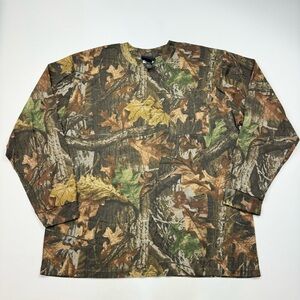 Men’s Fieldline Long Sleeve Camo Pocket T-Shirt Size 2XL